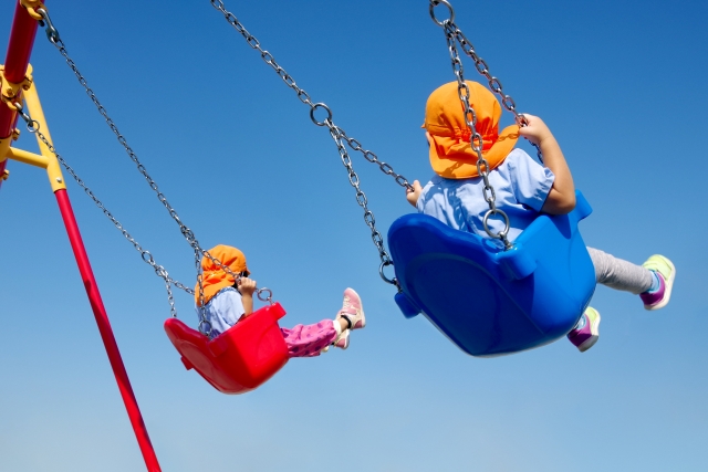 子供たちの安全訓練